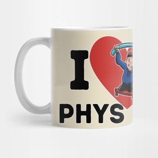 I Love Phys Ed Mug